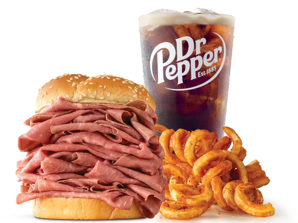 Arby's Half Pound Roast Beef Meal