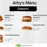 Arby’s Classics Menu